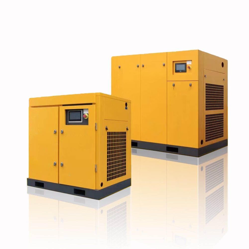 Best Selling 15kw 20hp Industrial Silent Screw Air Compressor 8bar 10bar 12bar Portable With Gas Source CE Certified
