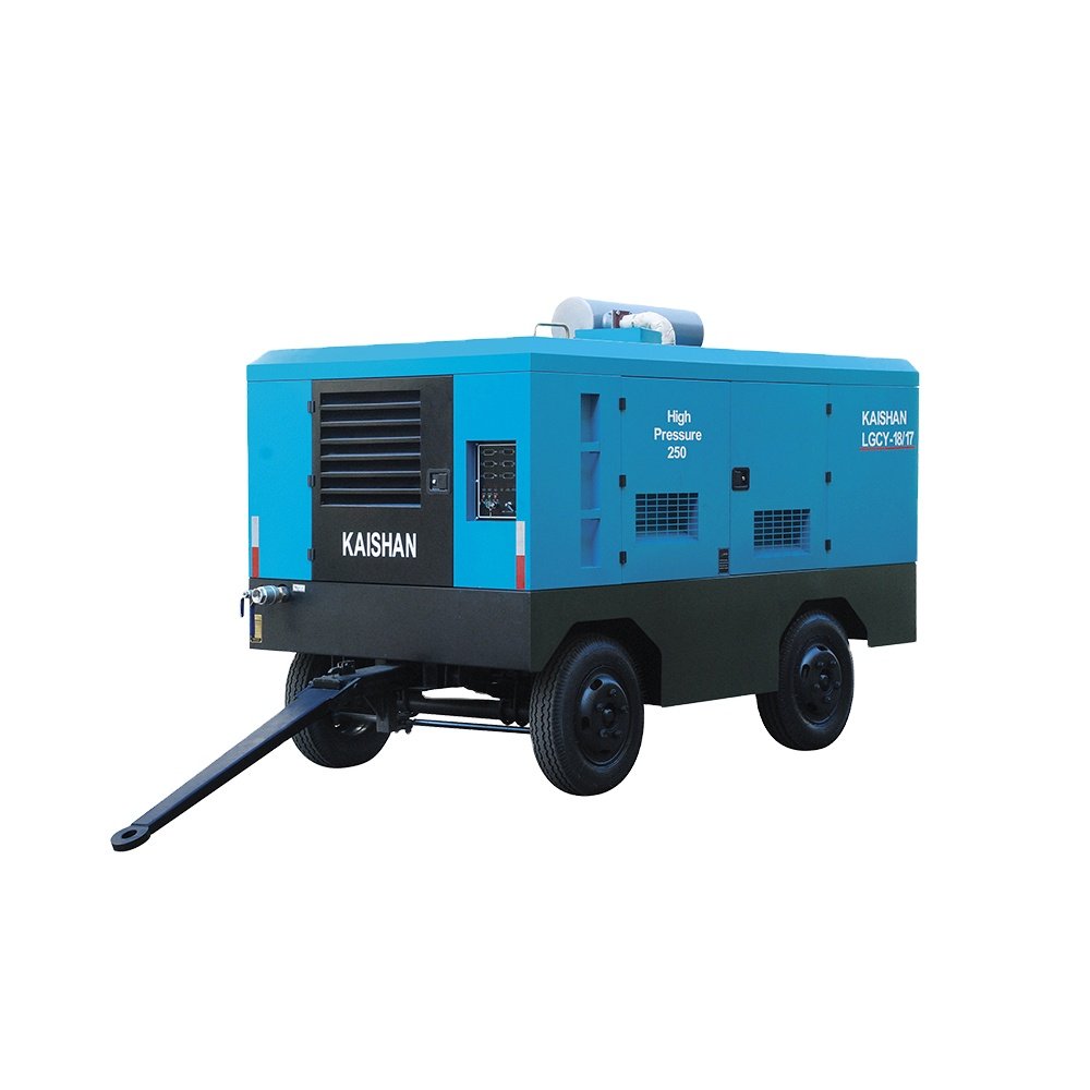 KAISHAN BRAND 560HP Engine Mobile Screw Air Compressor LGCY-33/25 for Mining