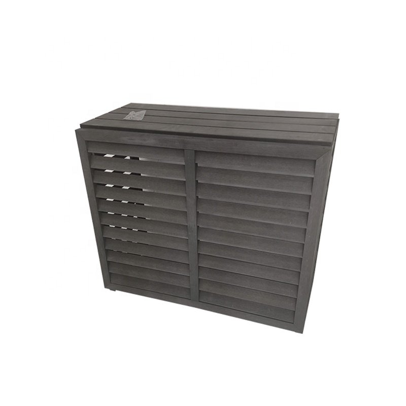 Europe Design Color Customization Ductless Mini Split Ac Condenser Cover WPC air Conditioner Cover Outdoor