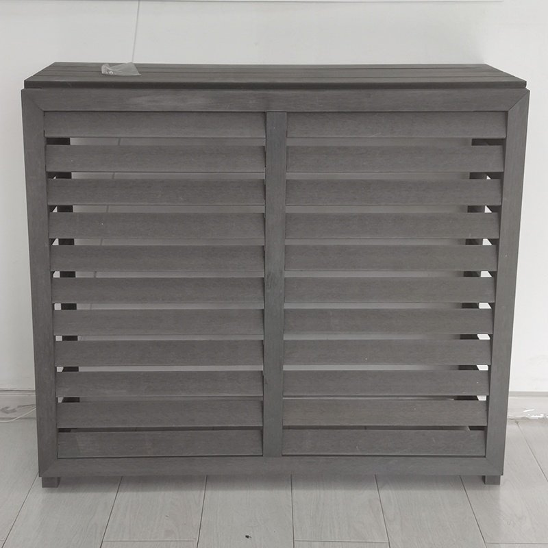 Europe Design Color Customization Ductless Mini Split Ac Condenser Cover WPC air Conditioner Cover Outdoor