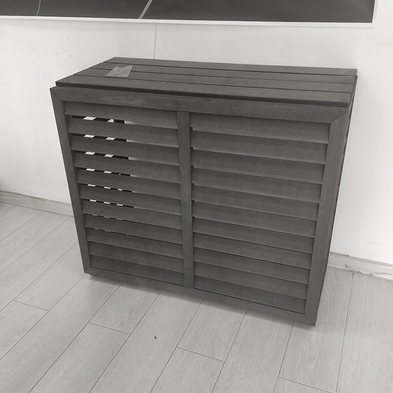 Europe Design Color Customization Ductless Mini Split Ac Condenser Cover WPC air Conditioner Cover Outdoor