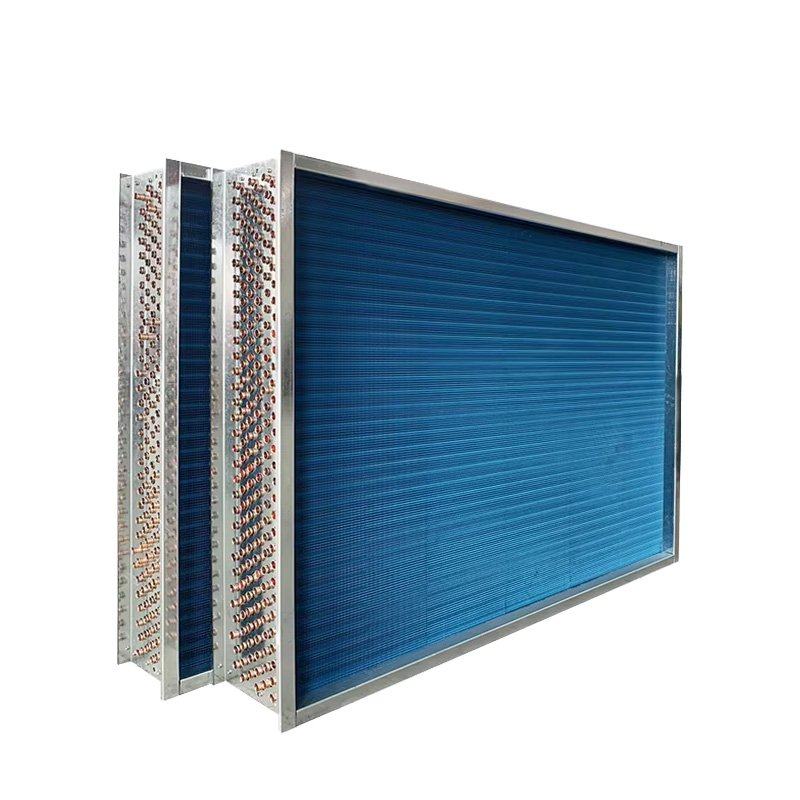 L Shape U Shape Copper Condensing Evaporator Coil and Fin Heat Exchanger for Air Conditioner