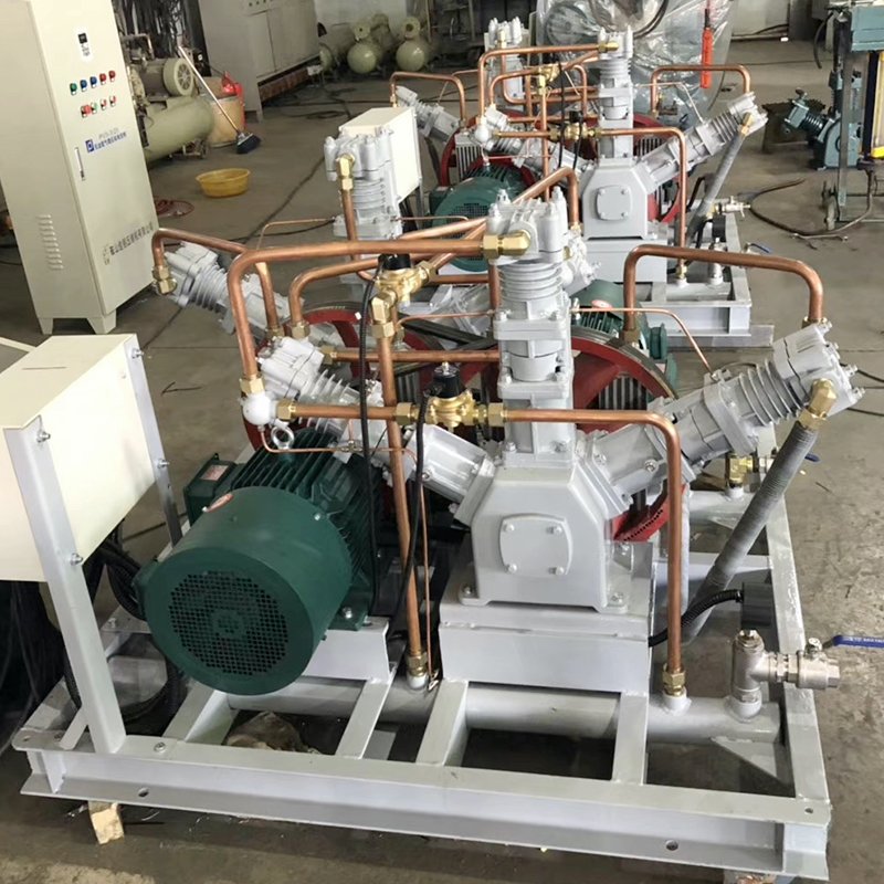 O2 Air Compressor Oxygen Argon Gas Cylinder Filling Station Nitrogen Booster Air Compressor