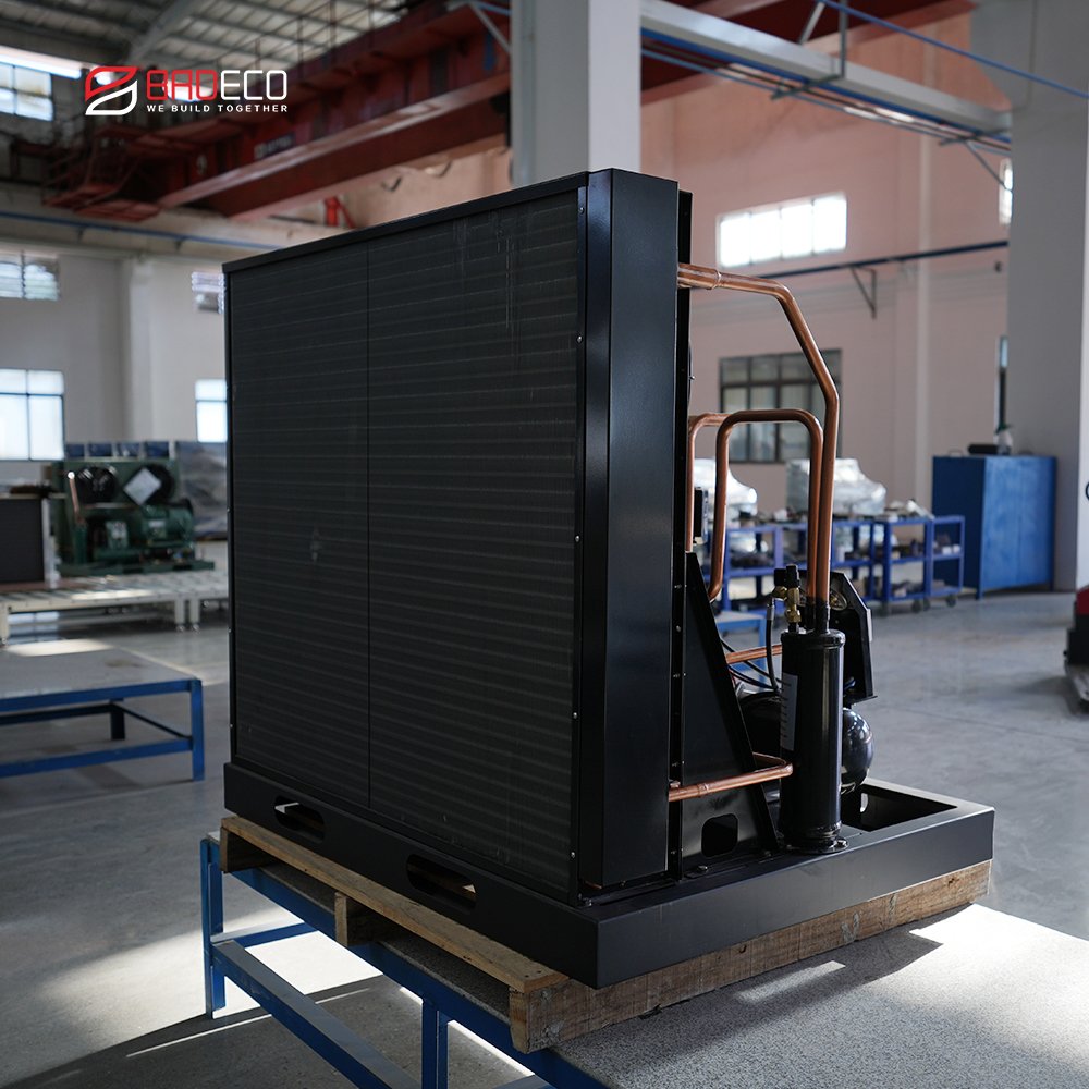 Factory 3hp 5hp 6hp 10hp Germany Air Cooled Compressor Condensing Unit for Supermarket Cooling System Refrigeration