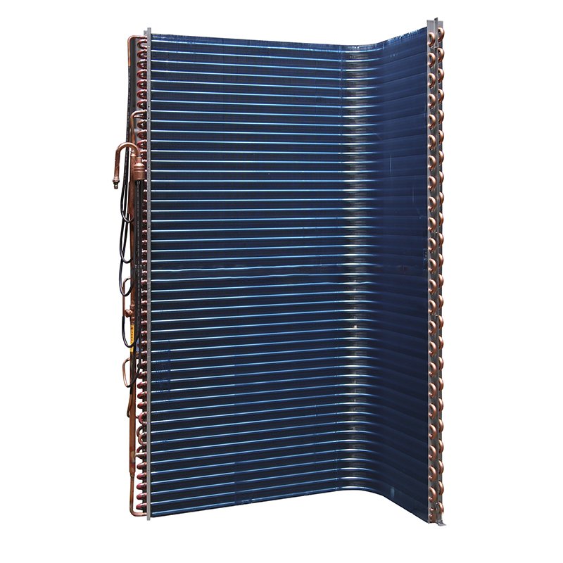 Custom L-shaped air Conditioner air Radiator air Conditioner Condenser Copper Tube Aluminium Fin Condensing Coil Exchanger