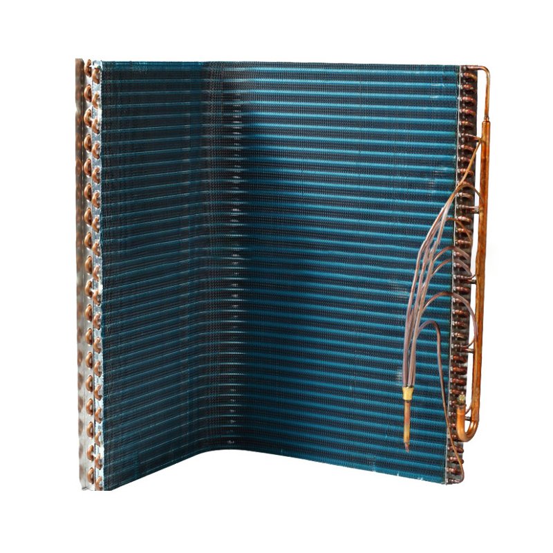 Custom L-shaped air Conditioner air Radiator air Conditioner Condenser Copper Tube Aluminium Fin Condensing Coil Exchanger