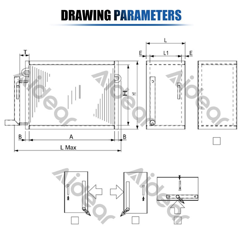 Aidear High Performance Heresite Coating Evaporator for Offershore/marine