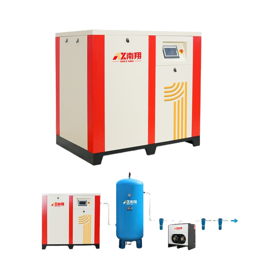 Industrial Air Compressor Low Noise Direct Drive 37 Kw 50 Hp 215cfm Screw Air Compressor With Ce