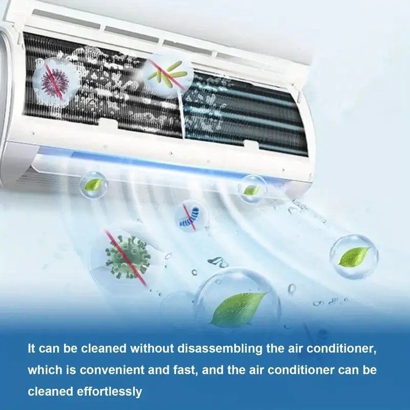 Multi-Purpose Auto Car Air Aluminum Sheet Conditioner Household Chemicals with Condenser Cleaning Agent Feature Stocked