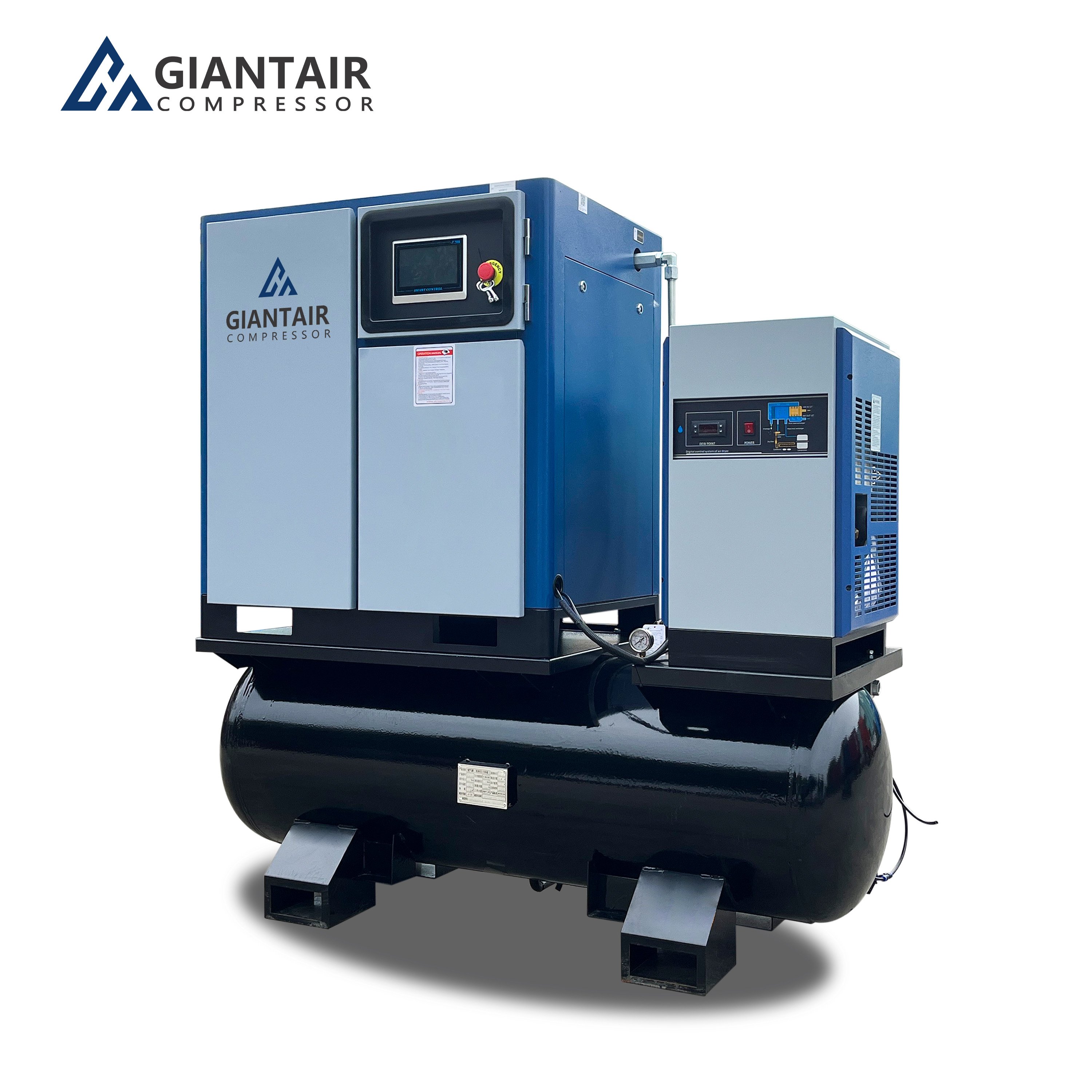 Hot Sale Customized Screw Type 7.5KW 10HP Rotary Industrial Aire Compressor Silent Air-Compressors Screw Air Compressor