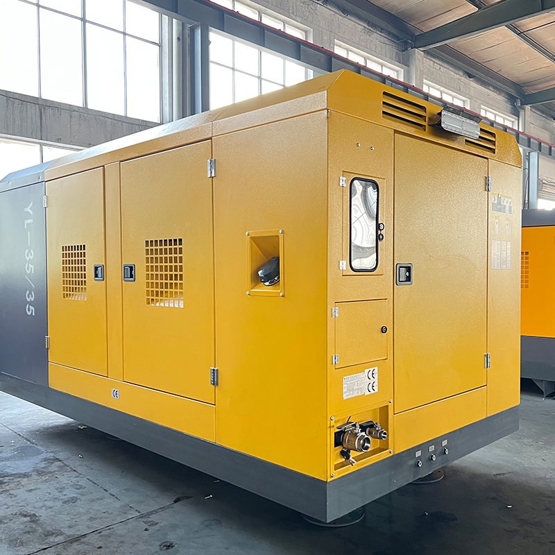 YOULI 1200 Cfm 1100 Cfm Diesel Air Compressor Screw Air Compressor For Sale