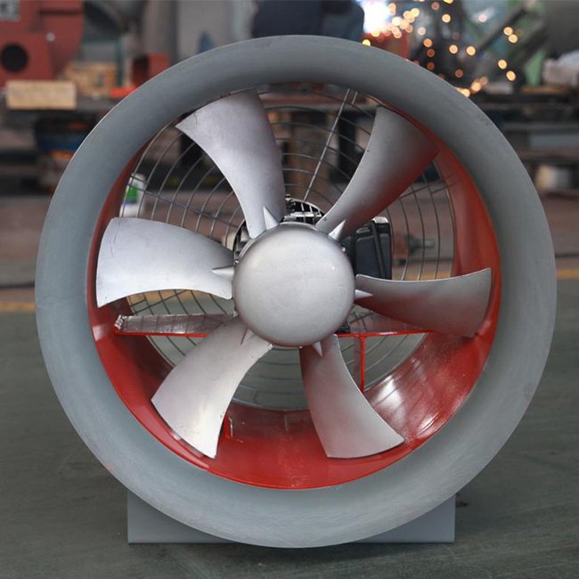 Customizable High Quality Industrial Axial Fan Low Noise Stainless Steel Blades Smoke Exhaust Ventilation 380V Free Standing OEM