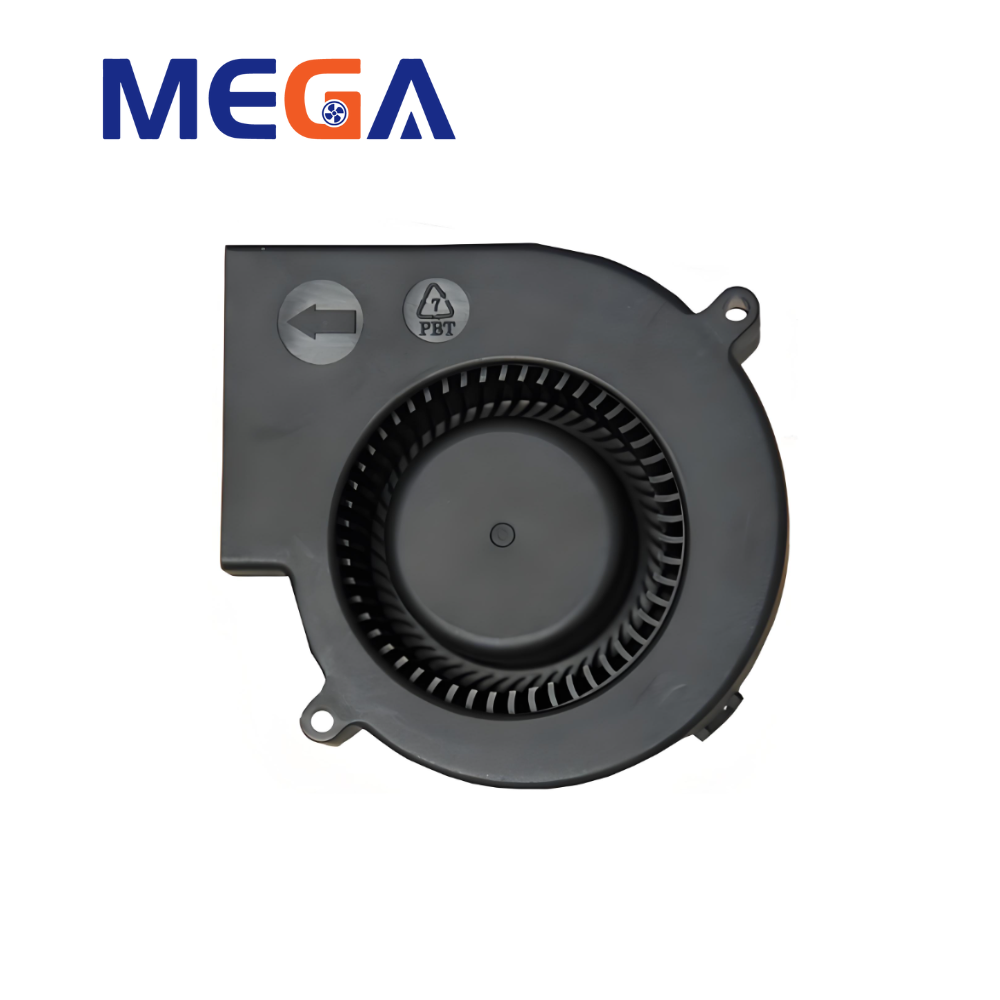 High Efficiency Quiet 5000RPM 97x97x33mm 12V 24V Brushless DC Blower for Beauty Instruments and Air Purifiers