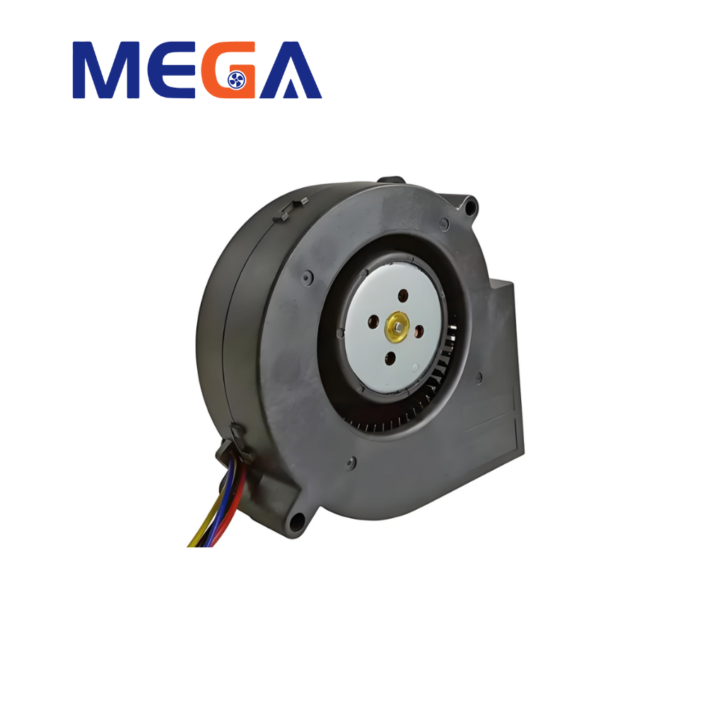 High Efficiency Quiet 5000RPM 97x97x33mm 12V 24V Brushless DC Blower for Beauty Instruments and Air Purifiers