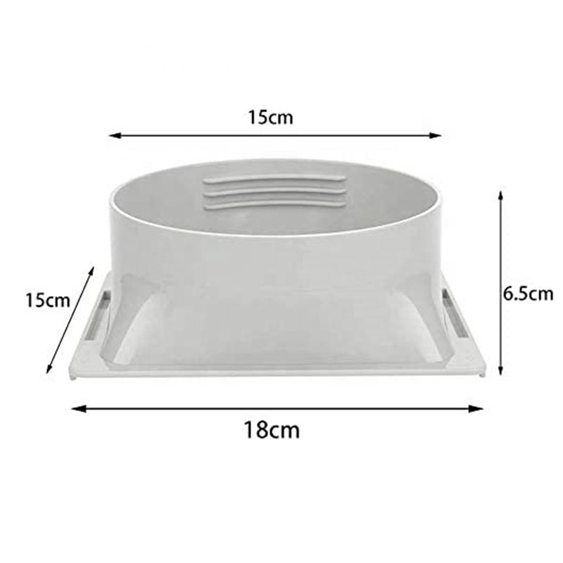 5.9inch square air Exhaust Hose Connector air Conditioning Accessory Portable Air Conditioner Window Adapter