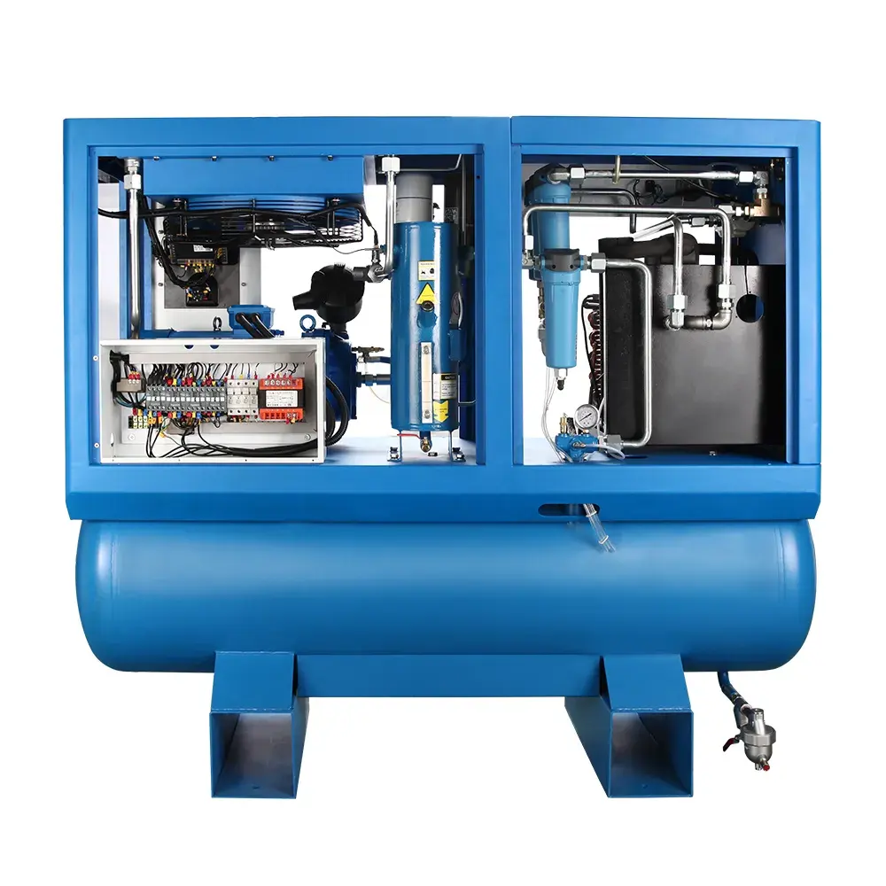 Hot Sale 11kw 15hp 16ar Electric Portable Silence air Compressor for Blow Machine