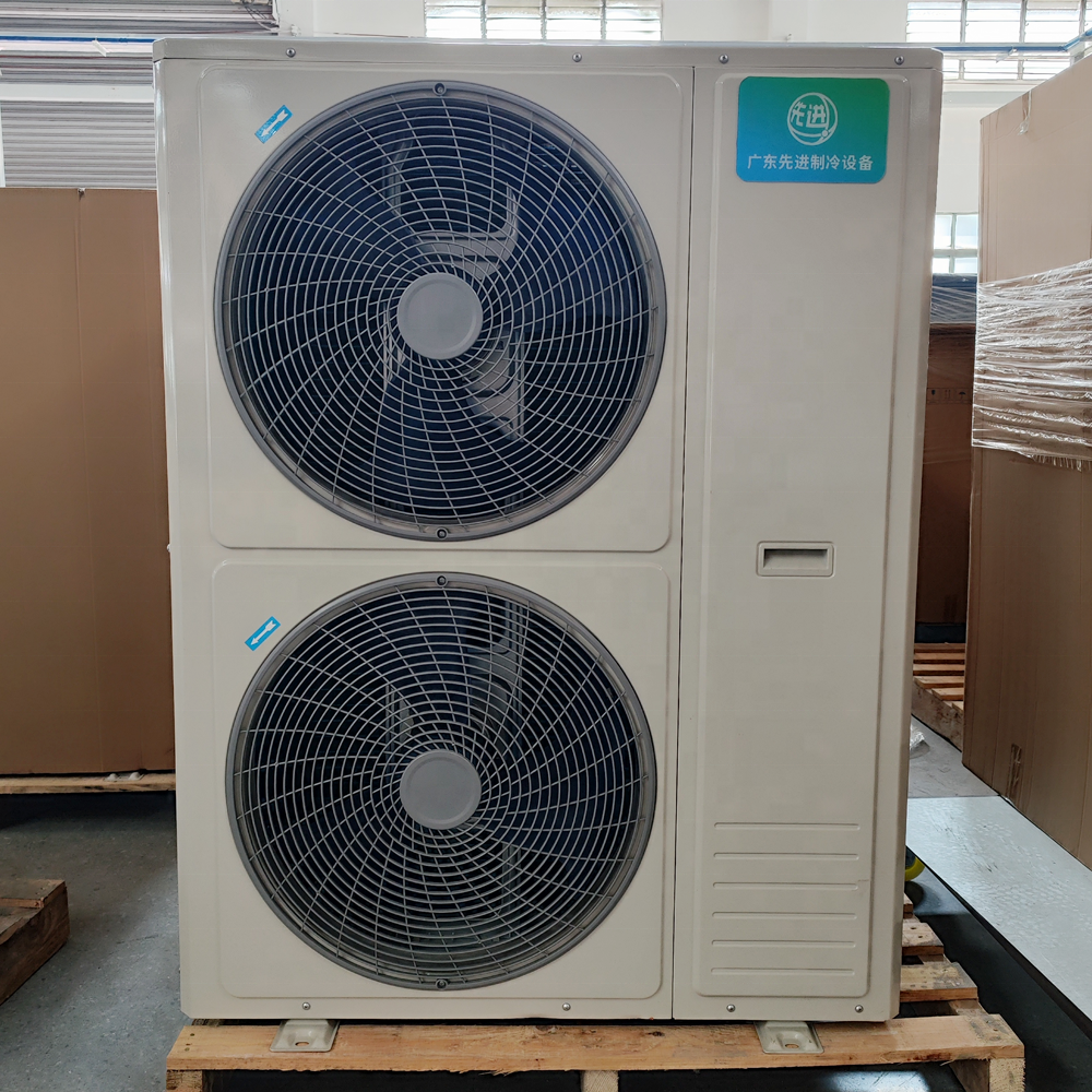 2024 Condensing Unit With Motor Cooling Fans Chiller Cold Room Compressor Refrigeration Unit Air Cooled Condens Unit HBP 6Hp