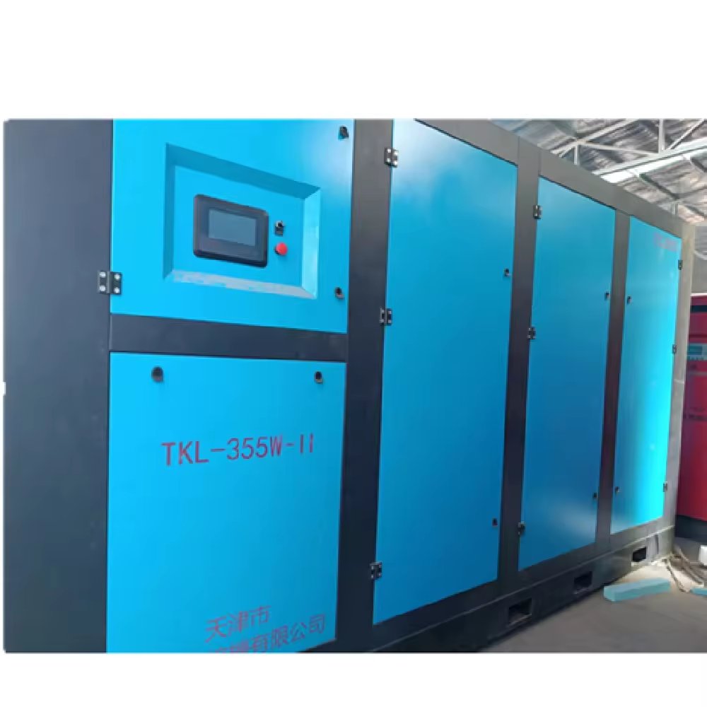 TKL-90F 90KW 120HP Engergy Saving Two Stage Compression Screw air Compressor With Dryer