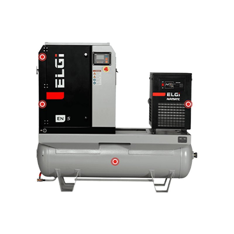Screw Air Compresor ELGI EN Series Good Performance Oiled Screw Air Compressor for Industry
