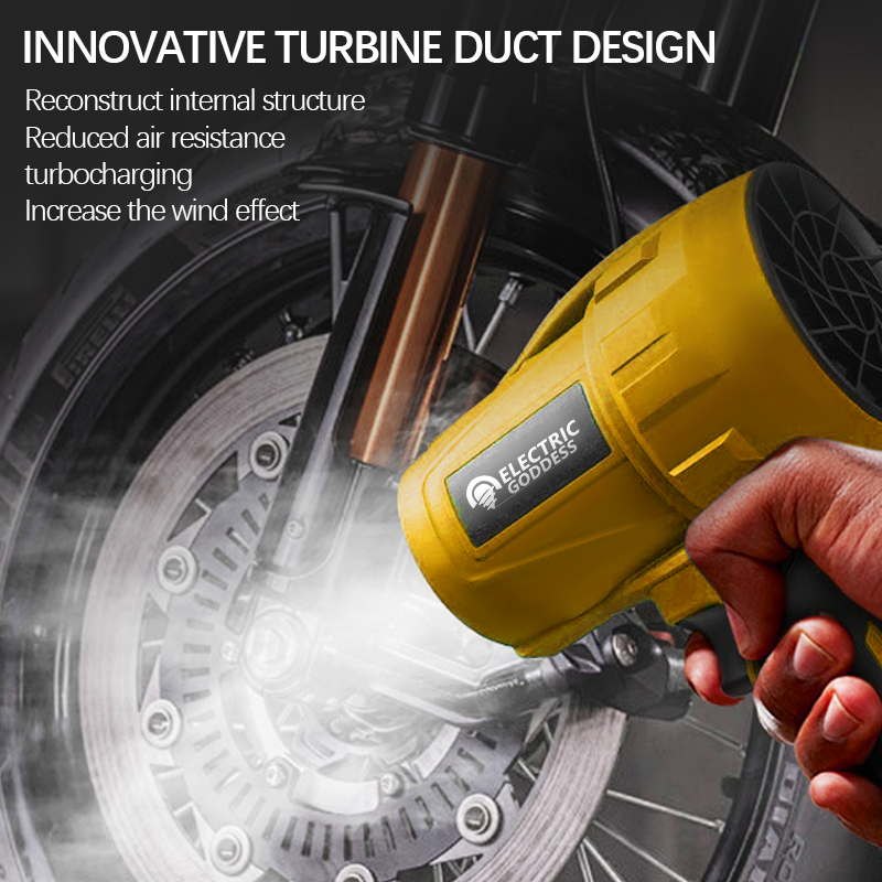 Electric Goddess Cordless for Dewalt 20V Battery Brushless Handheld Trubon Fan Jet Leaf Air Blower
