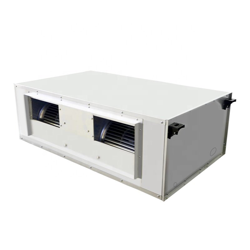 High Quality Customized air Outlet Chilled Water Horizontal Concealed Ducted Fan Coil Unit for Heating and Cooling