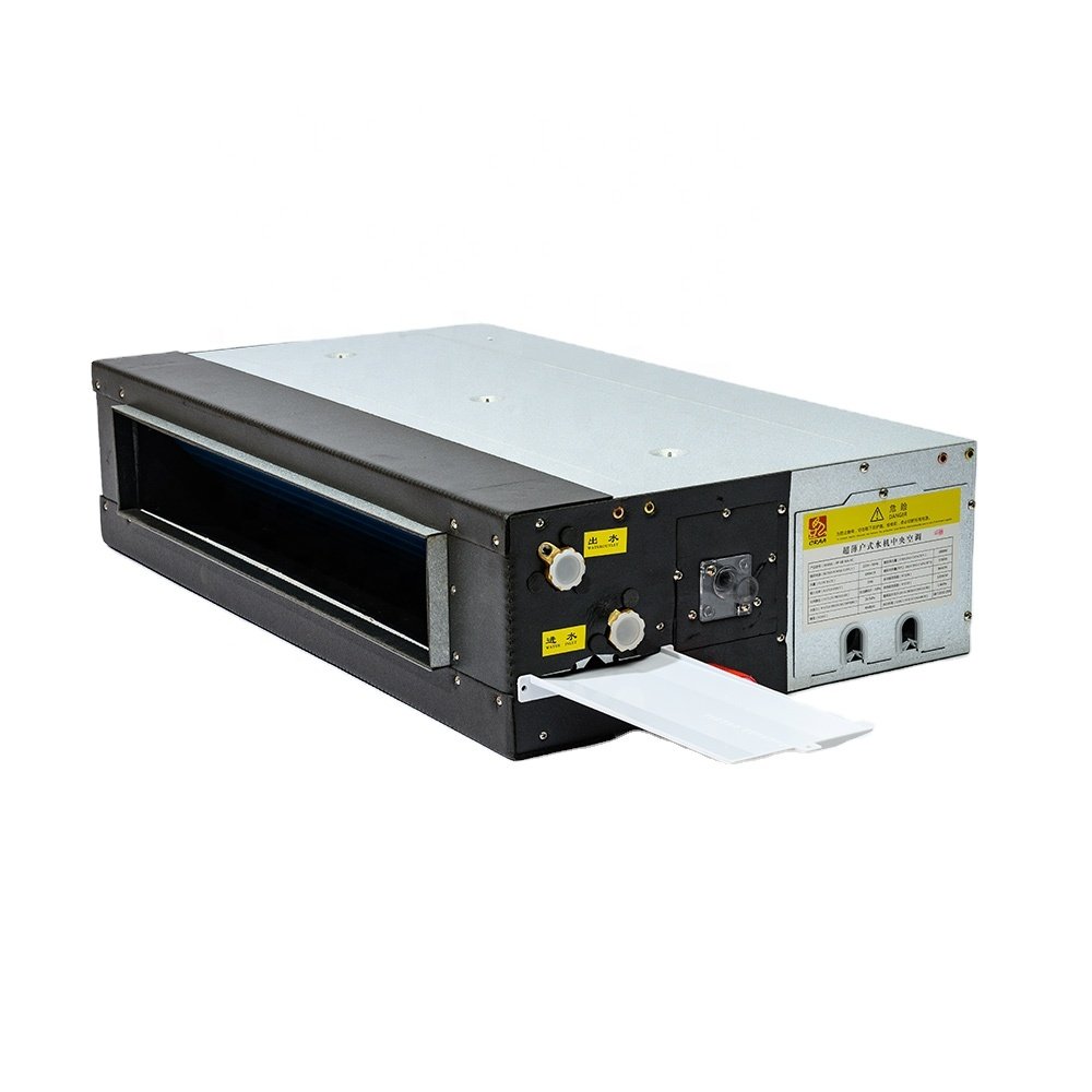 High Quality Customized air Outlet Chilled Water Horizontal Concealed Ducted Fan Coil Unit for Heating and Cooling