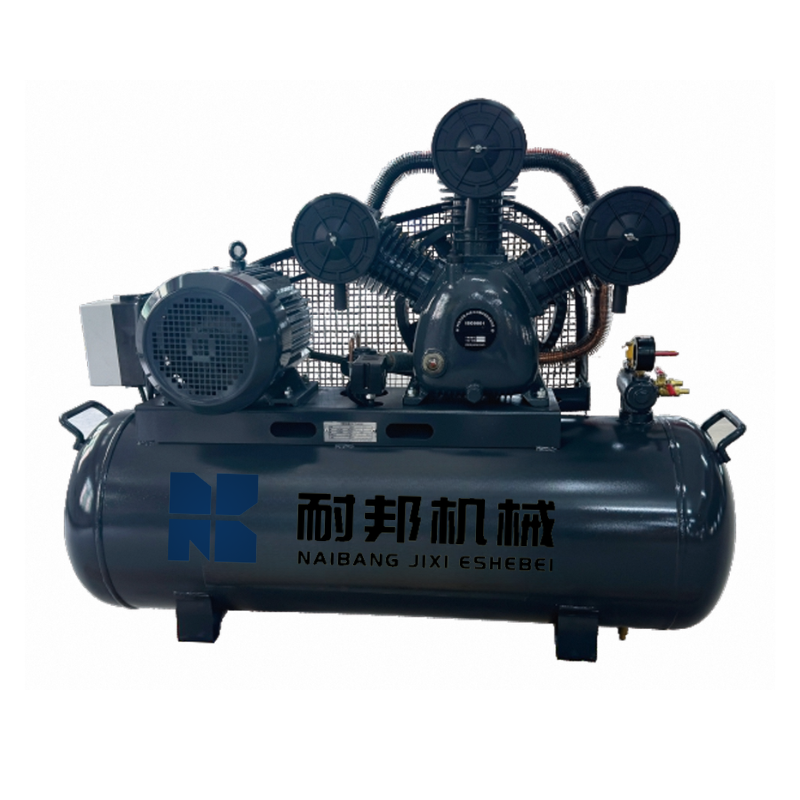 0.55kw/0.75hp 10bar Piston Type Belt Driven Oil Lubrication Piston air Compressor Machines Portable Piston Air Compressor