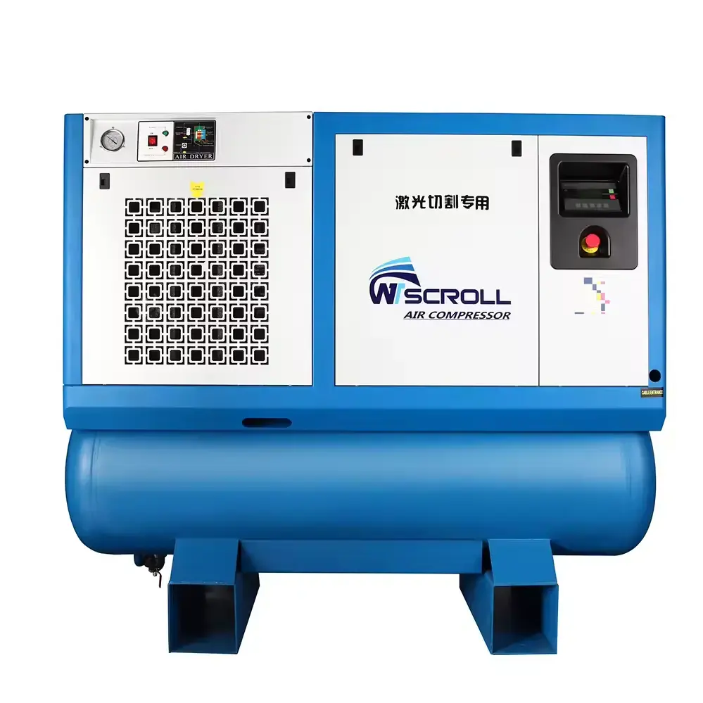 Hot Selling 11kw 16 bar Portable Silence Laser Cutting Electric Scroll air Compressor for Sale