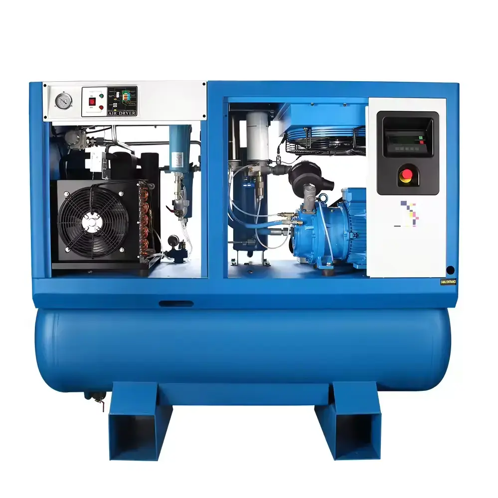 Hot Selling 11kw 16 bar Portable Silence Laser Cutting Electric Scroll air Compressor for Sale
