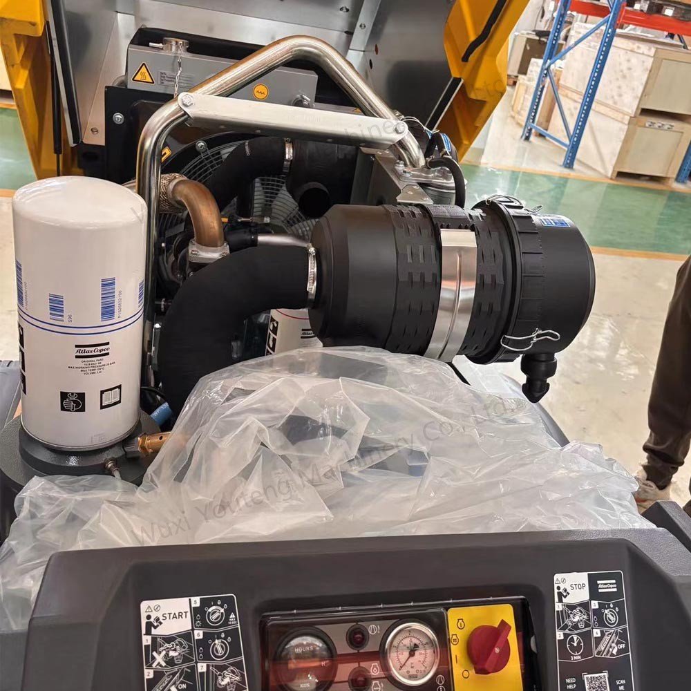 Atlas Copco Medium diesel Screw Mobile air Compressors XAHS350 12bar 18bar 350cfm