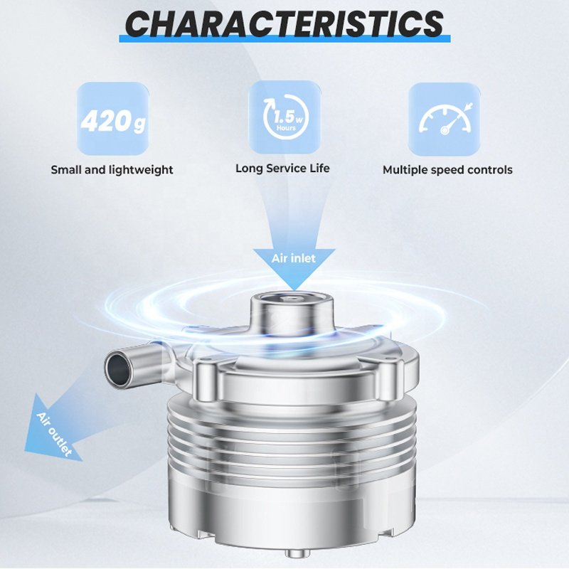 Micro Compressor 50kPa 220VAC Brushless Blower Fan for Sampling Equipment/Fuel Cell