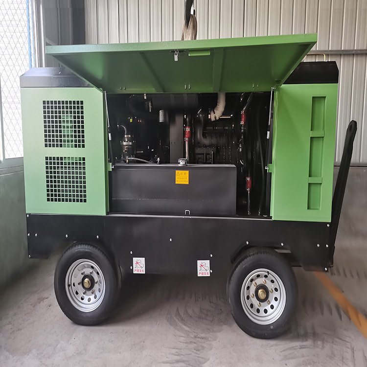 Water Drilling Machine Whit diesel Screw air Compressor