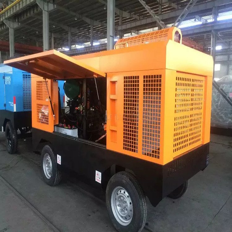 Water Drilling Machine Whit diesel Screw air Compressor