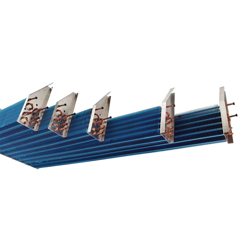 7mm Copper Tube Air Cooled Aluminum Fin Condenser Evaporator Coil for Cake Cabinet