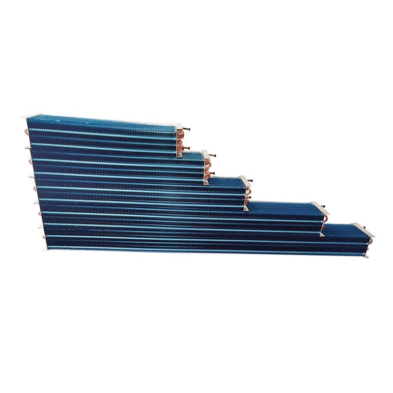 7mm Copper Tube Air Cooled Aluminum Fin Condenser Evaporator Coil for Cake Cabinet
