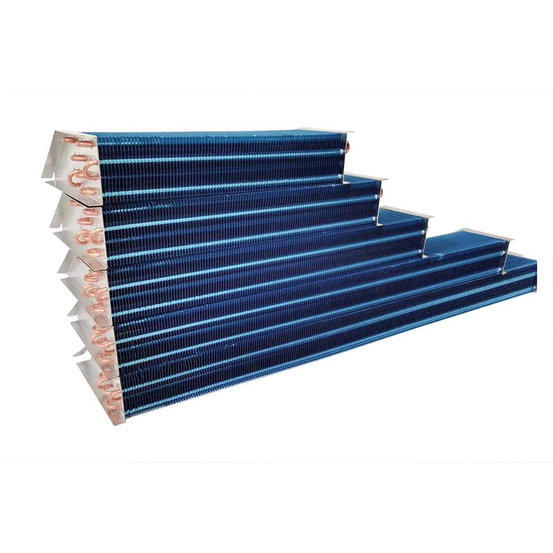 7mm Copper Tube Air Cooled Aluminum Fin Condenser Evaporator Coil for Cake Cabinet