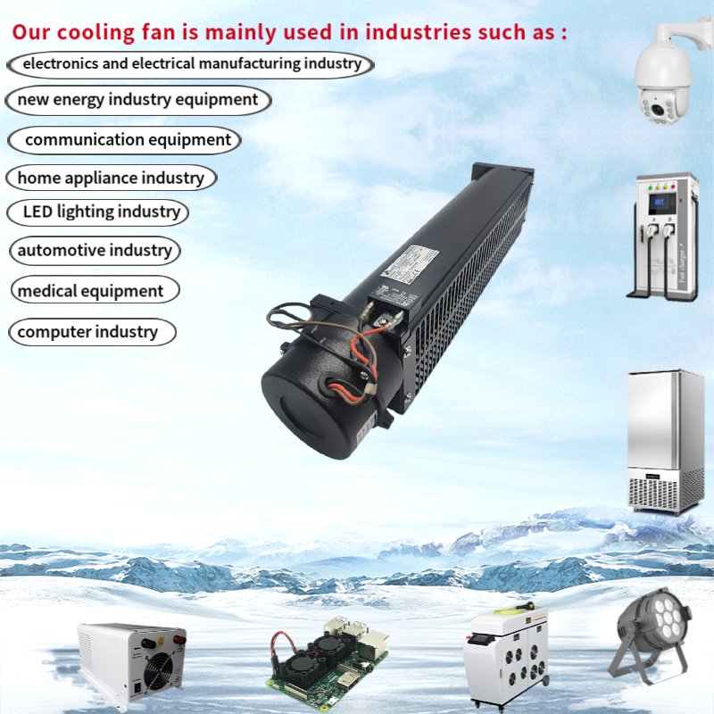 FULLTECH UF6036CBA23H-L AC230V 2P Cross Motor Fb-9b 220V Fans Elevator Equipment Hvls Fan Cross Flow Fan