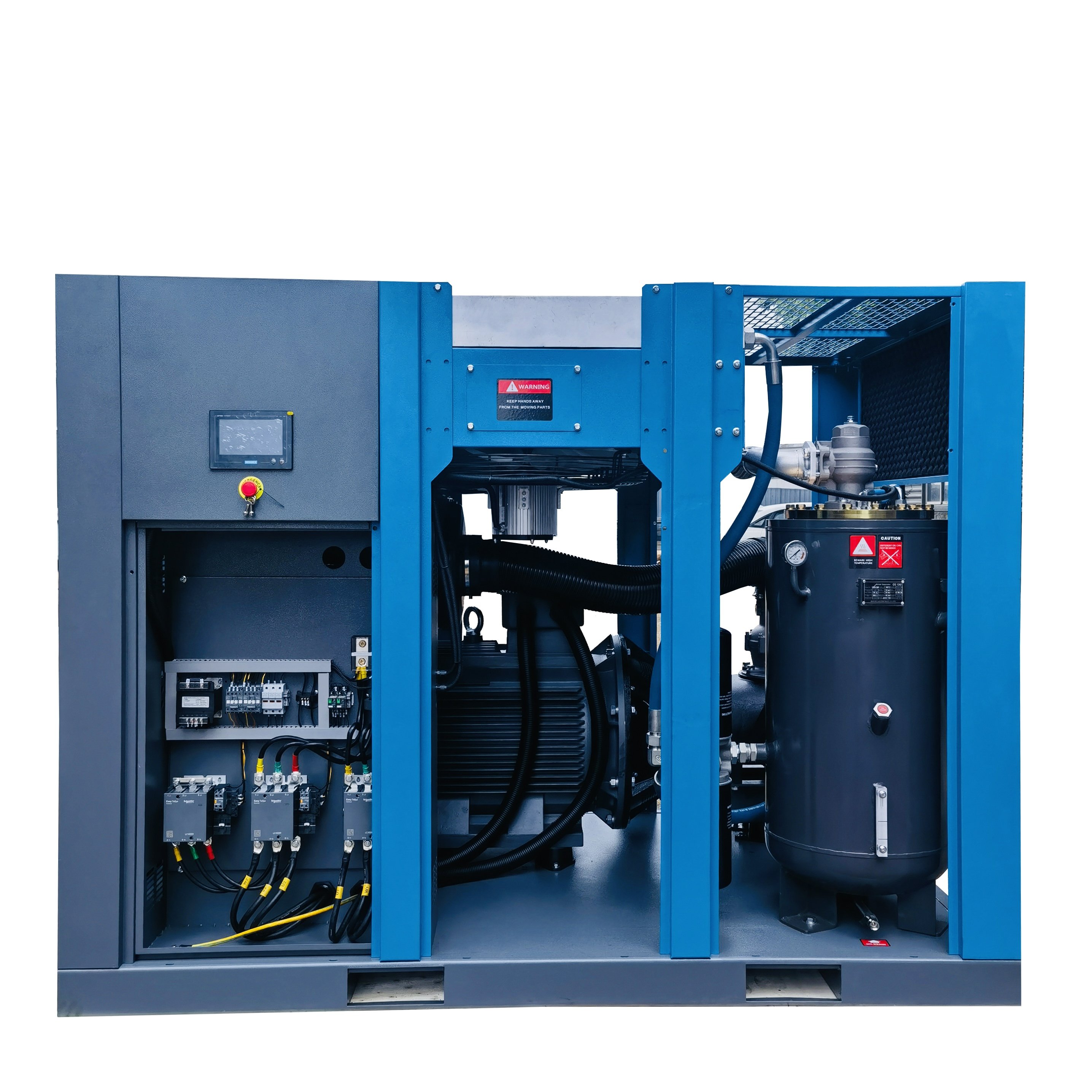 High Quality Industrial Two Stage Screw air Compressor 110kw 220hp 160kw Oil Injection Rotary Screw Air Compressor