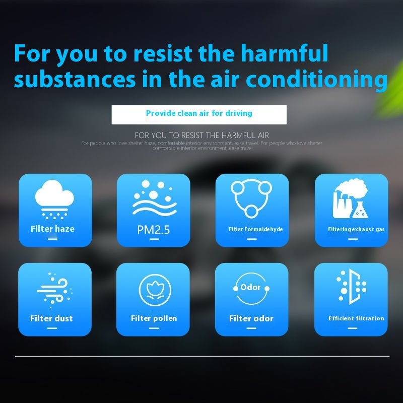 Customized Multi-Effect Activated Carbon Cabin Filter for Car Air Conditioning Anti-Smog PM2.5 Air Grids Filter