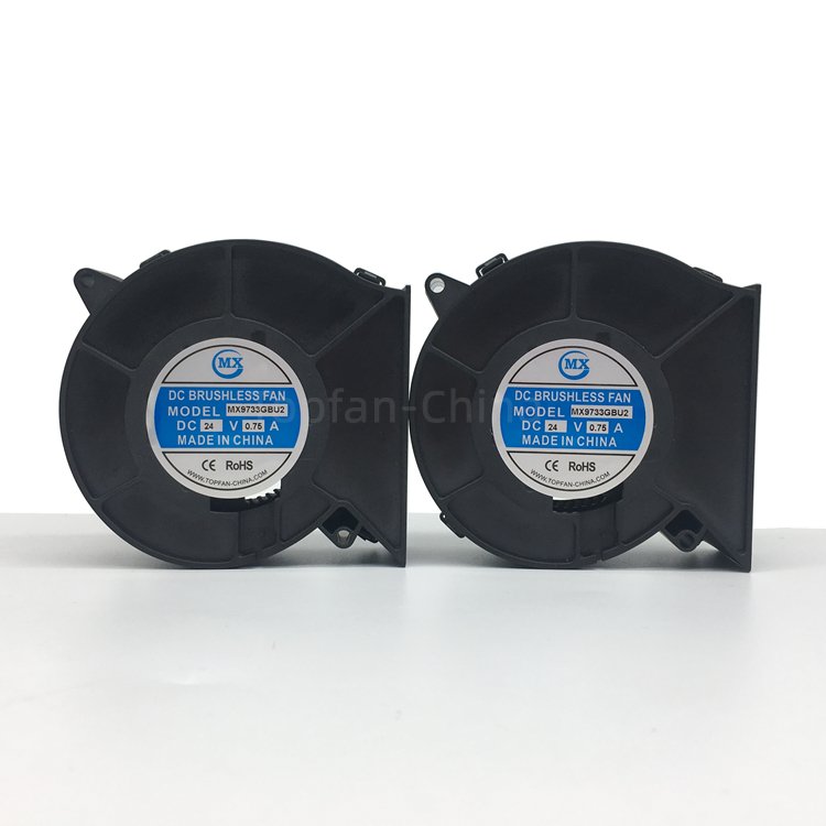 Centrifugal Fan Blower 9733 Brushless Motor Radial Air Blower USB 5v 12v 24v DC Cooling Low Noise Turbo Fan Hydroponic