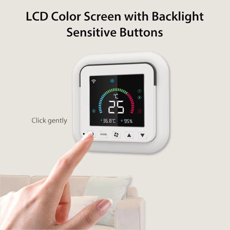 Tuya WiFi Smart Air Conditioner Controller Temperature Humidity Air Controller LCD Touch Screen Smart Home for Google Home Alexa