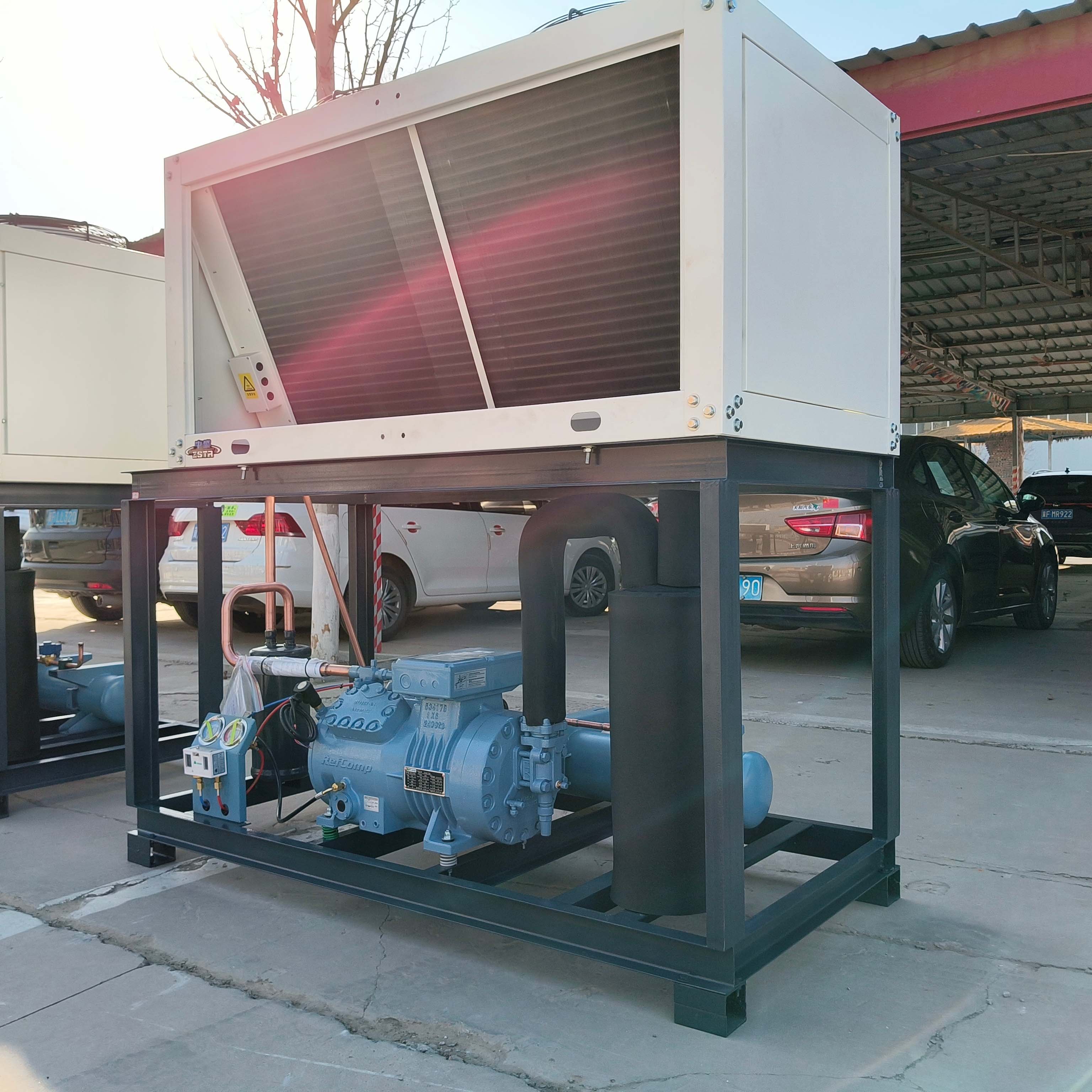 Hot Sale Cold Room Cold Storage High Performance Two Stage RefComp Compressor Air Cooled Condensing Unit