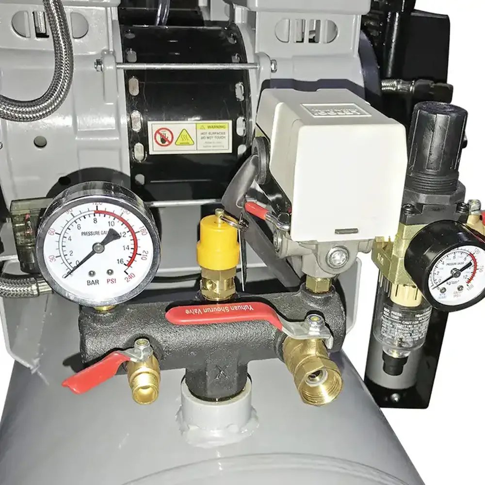 100L 220V 110V Mini Piston Oil Free Silent Cylinder air Compressor With tank