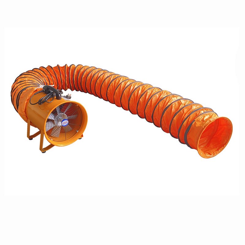 Ventilator Fan Portable Blower Fan Hand Carrying Heavy Duty Metal 200mm and 300mm Ce Electric Blower Hot Air Blower Orange DFV