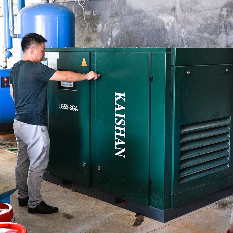 Kaishan Brand Belt Driven Electrical LG Screw Air Compressor