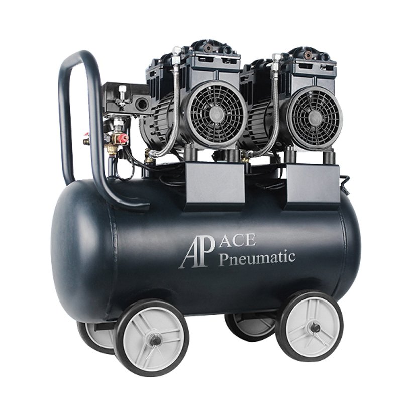 Ace 8 Bar Piston Air Compressor 3 Hp 90 L Belt Driven Electric Compressor Two Cylinder Portable Air Compressor
