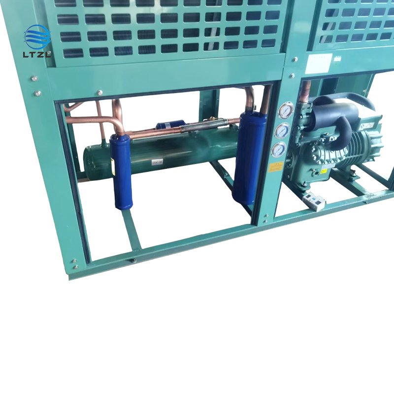 30hp Unit Condensing air V-type Cooling Condensing Unit Chiller Condensing Chamber for Agricultural Manufacturing 380V