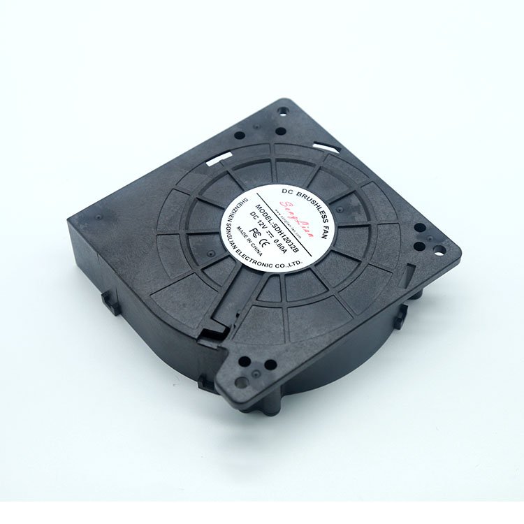 4inch Low Noise 120x120x32Mm 12V 24V 48V Sleeve Bearing Plastic Dc Blower Fan Turbo Blower Fan