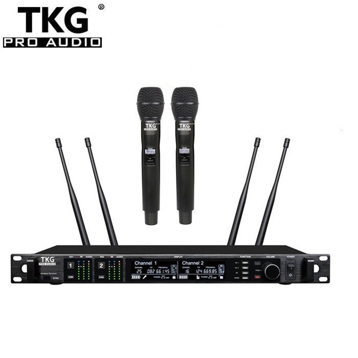 TKG True Diversity 500/600/900mhz AD4D KSM9 Condenser Handhold Uhf Stage Dual Channel Receiver Outdoor Best Wireless Microphone