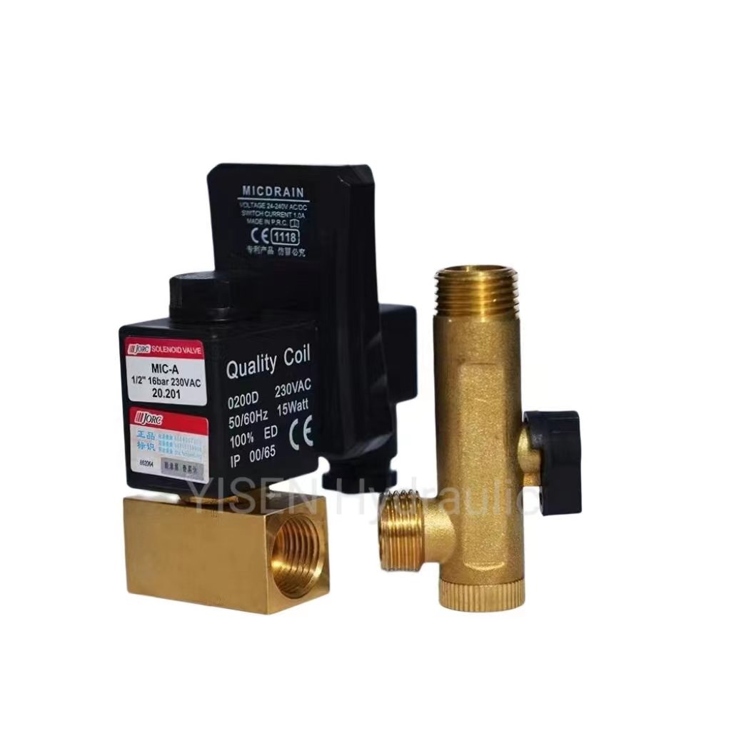JORC JDV Series Electronic Timer Controlled Condensate Drain JDV-16A JDV-16B Digital Display Electronic Drainage Valve